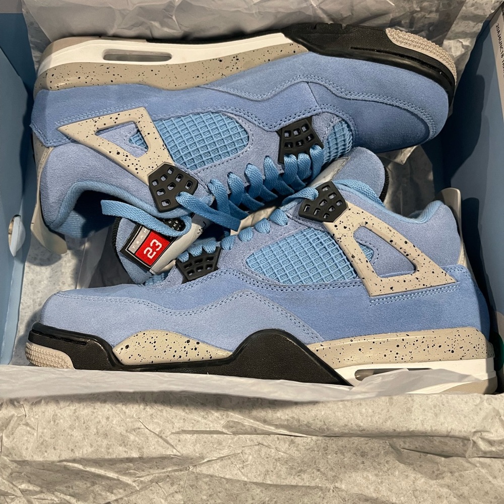 Air Jordan 4 Retro University Blue Sneakers